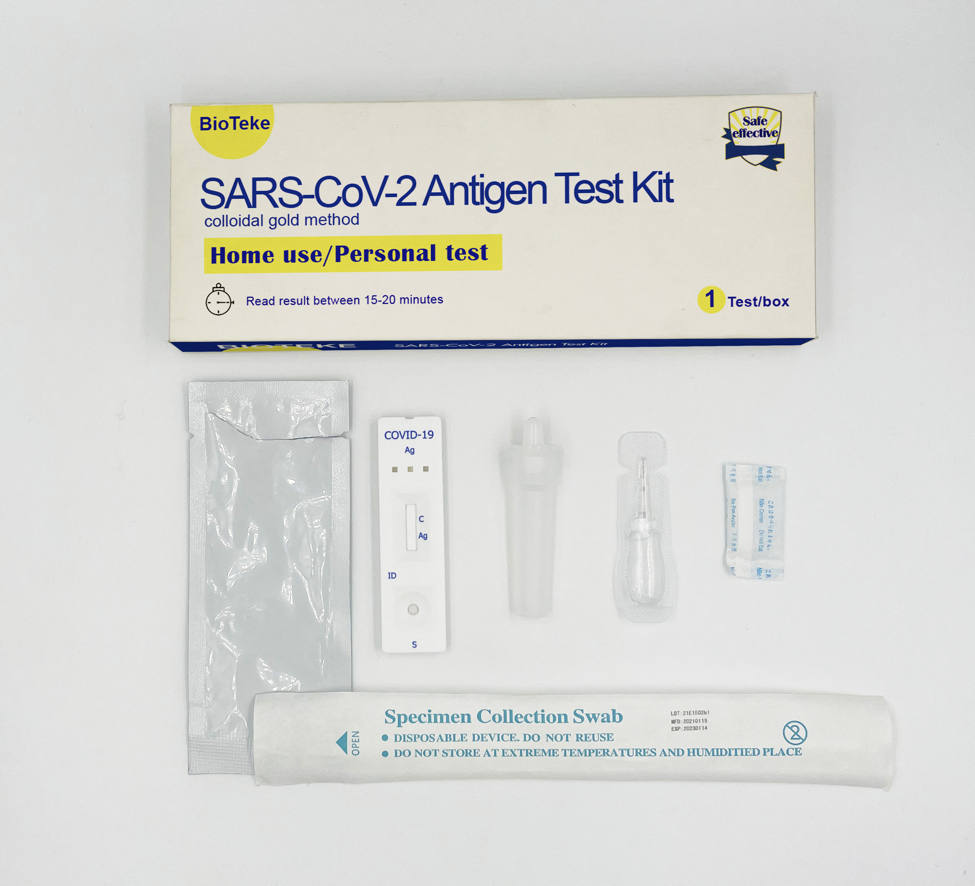 Sars-cov-2 Antigen Test Kit (Colloidal Gold Method)