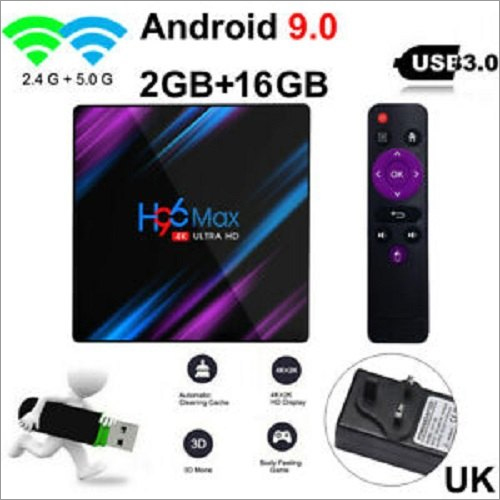Black 2Gb-16Gb Smart Tv Converter