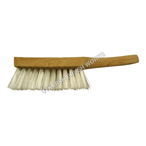 General Purpose Brushes - Standard Size, White and Brown | Long Lasting Nature, Easy Cleaning, Easy Handling for Diverse Cleaning Needs