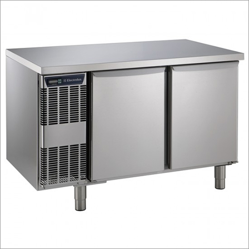 Electrolux 2 Doors Refrigerated Counter with Top - Stainless Steel, 150x70x85 cm | Dual Doors, Temperature Control, Cooling Efficiency