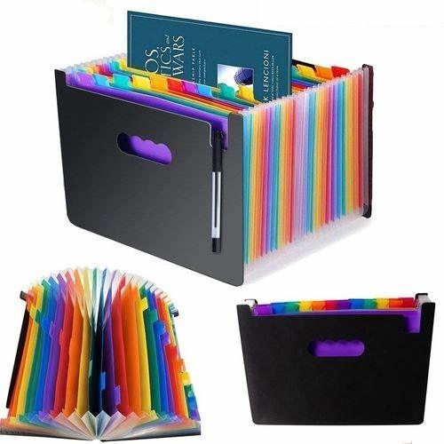 24 Pocket Rainbow Expanding Folder