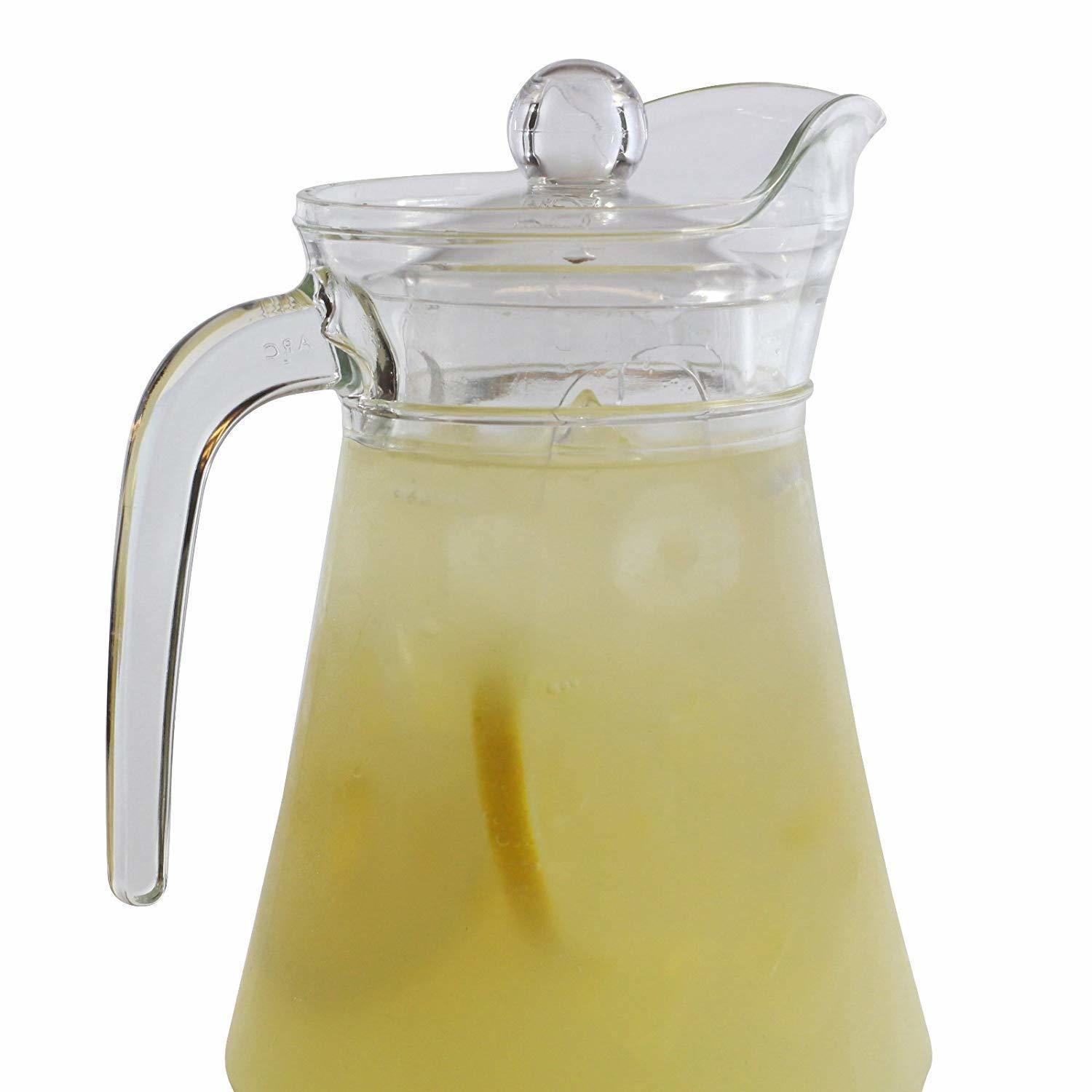 Glass Jug - Premium Borosilicate Glass 1.5 Liter Capacity Clear Durable And Heat-resistant Design