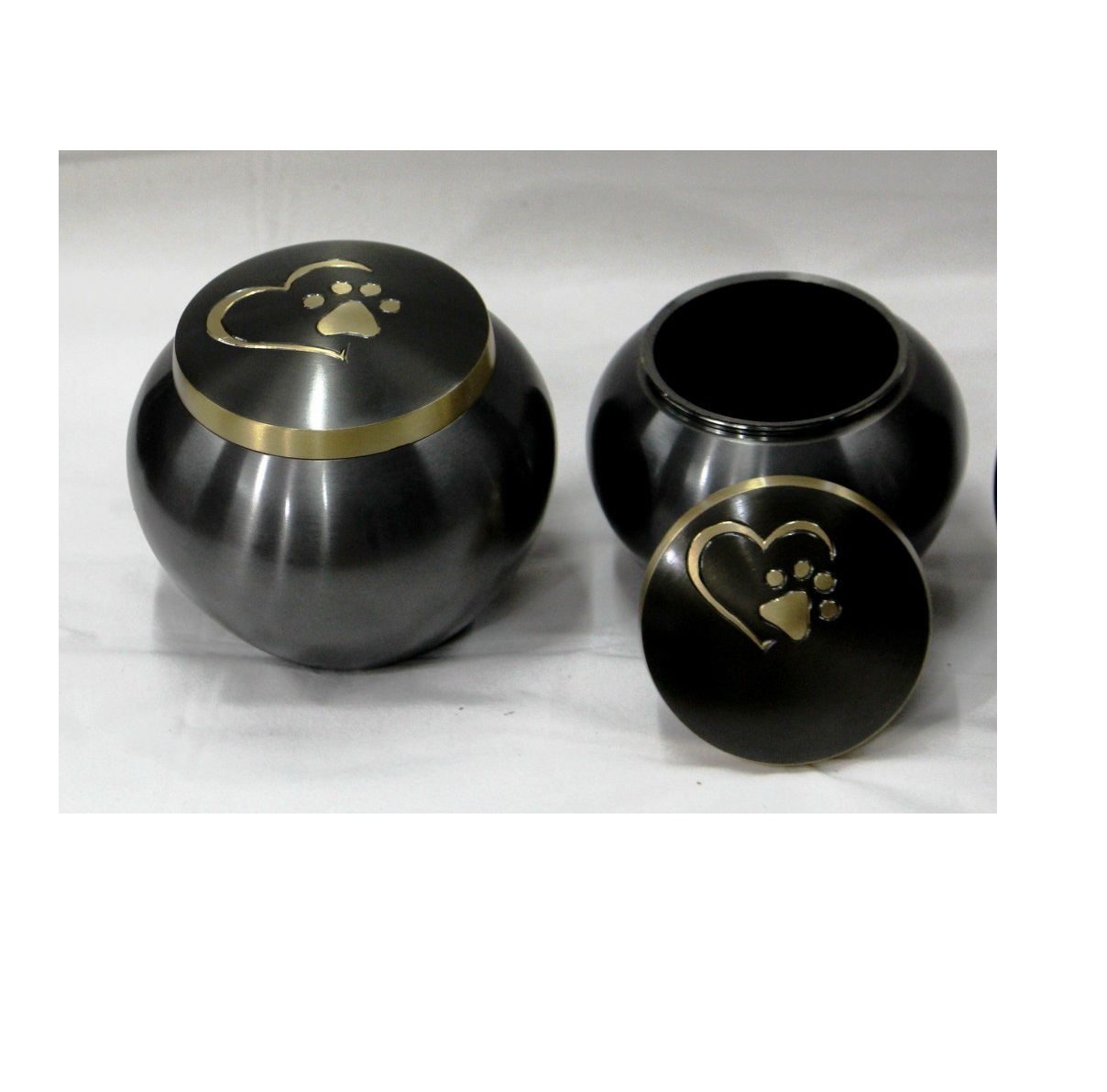 Heart And Paw Print Urn