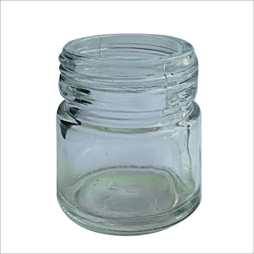 Transparent 25gm Kimam Glass Bottle