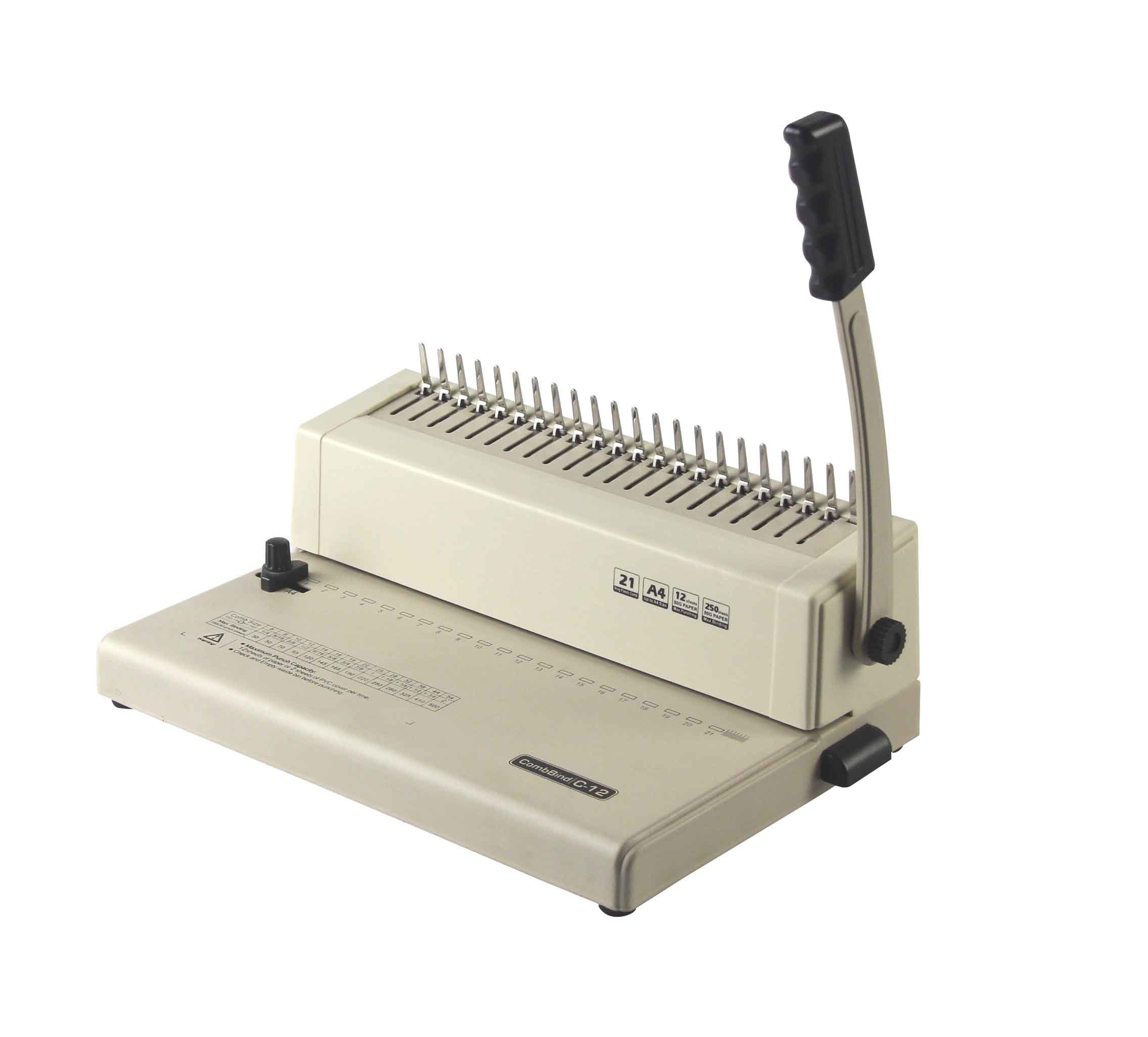 C12 Comb Binding Machine