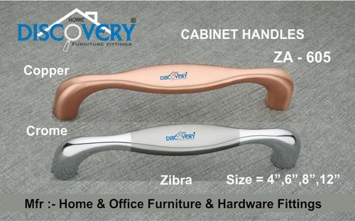 कैबिनेट हैंडल एप्लीकेशन: व्हाइट मैटल (जिंक)