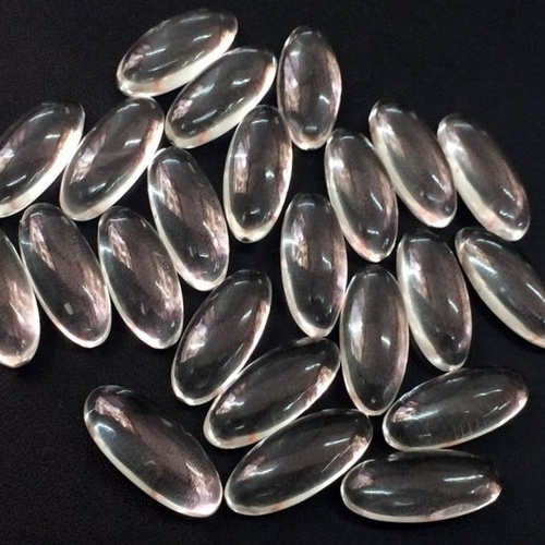 9x11mm क्रिस्टल क्वार्ट्ज ओवल कैबोचोन लूज जेमस्टोन ग्रेड: Aaa
