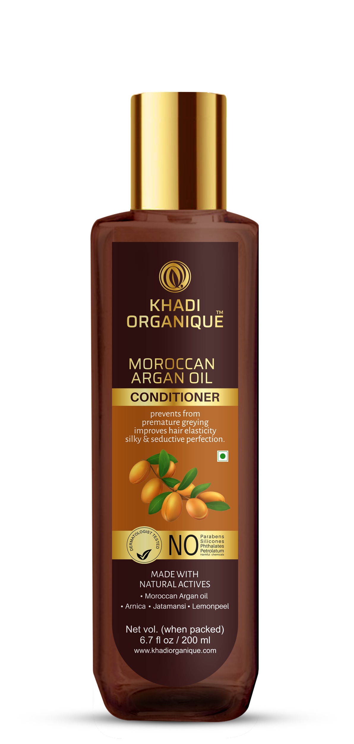 Moroccan Argan Oil Conditioner - Argan Oil Infused, 3-year Shelf Life, Reduces Hair Loss, Smoothens Strands, Straightening Effect