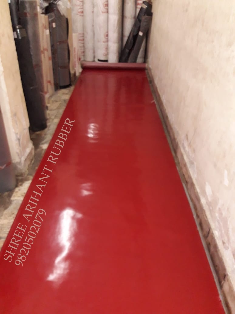 Silicone Rubber Sheets - 1.2m X 10m 1mm To 12mm Thickness Red Color | High Strength Extreme Environment Resistance Smooth Texture