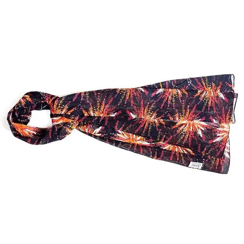 Cotton Printed Flower Scarves - 70x180 cm | Custom Designs, Machine Made, Comfortable Cotton Material, Daily Usage, Versatile Styles