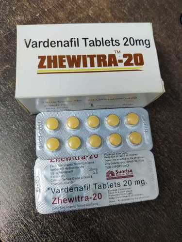 Zhewitra 20, 40, 60 Mg Tablet General Drugs
