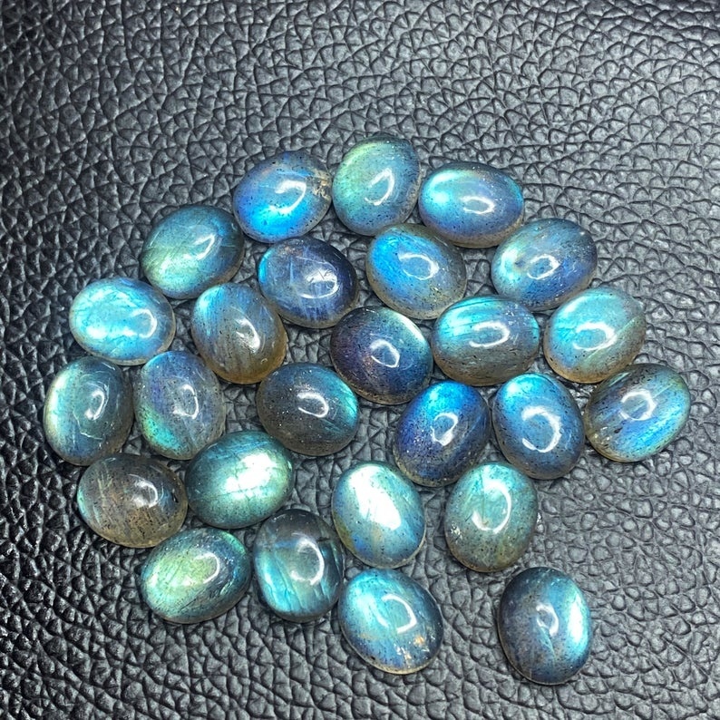 10x12mm Labradorite Oval Cabochon Loose Gemstones Grade: Aaa
