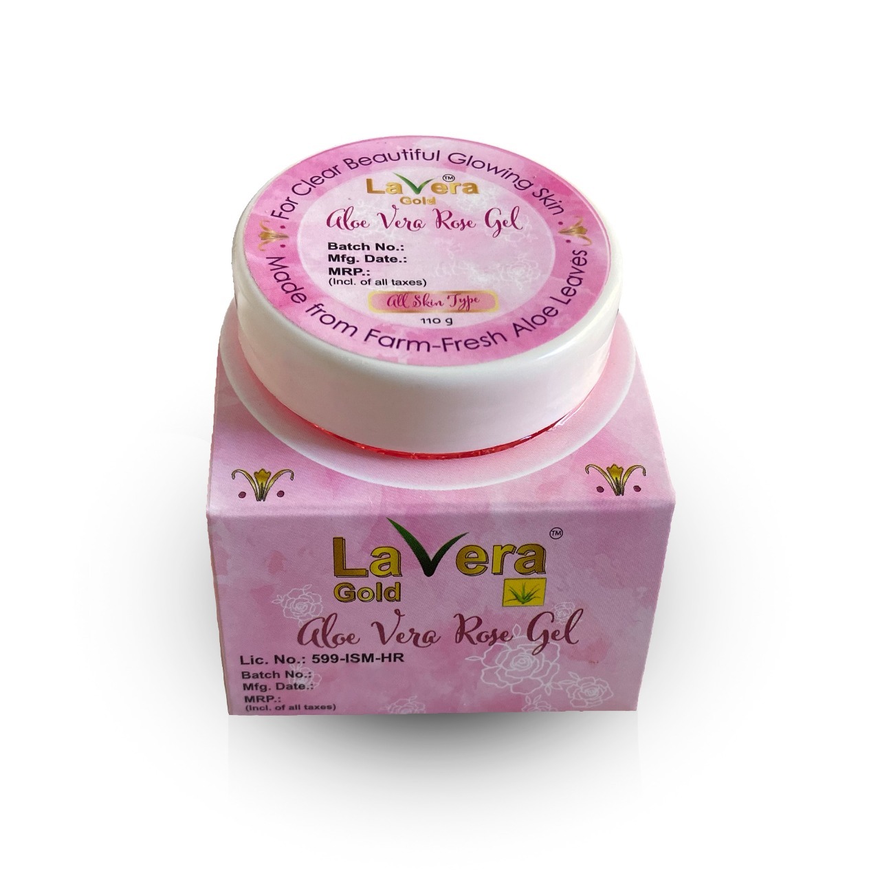 Herbal Product Aloe Vera Rose Gel
