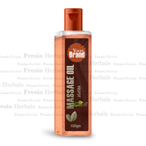 Customized Massage Oil - Plastic Bottle, 100ml, 10x5x3 Cm | Relaxing, Soothing, Moisturizing, Aromatherapy, Cocoa Butter Scent