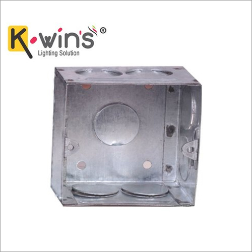 GI Modular Box - GI Material, Multiple Size Options | High-Grade Ready Wired Design with Ample Space for Easy Switch and Socket Fitting