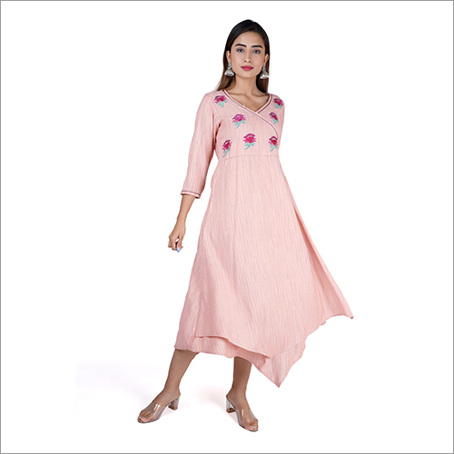 Ladies Fancy Kurti - Cotton Blend, Various Colors & Patterns | Handcrafted Design, Suitable for Parties Across All Seasons