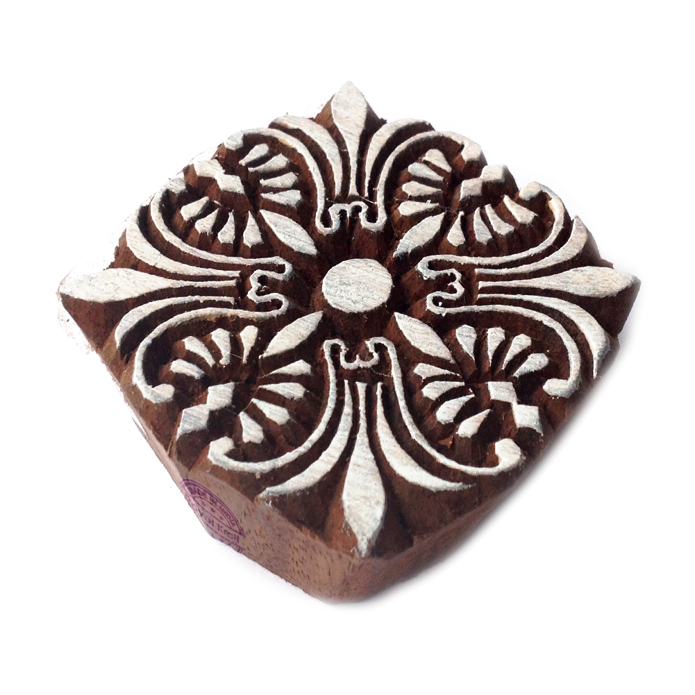 Square Wooden Block Printing Stamps Core Material: Wood
