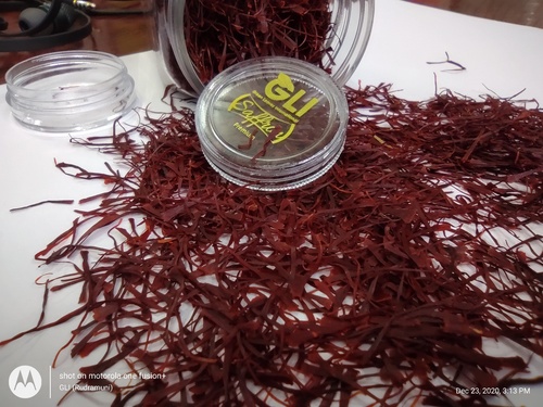 Indian Saffron - 100% Organic, 98% Purity | Dried Mongra Threads, Vivid Red Stigmas, Rich Aroma, Suitable for Food, Spa, and Perfumes