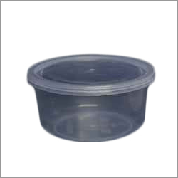Plastic Round Containers - Eco-Friendly Transparent Plastic, Food Storage Solution