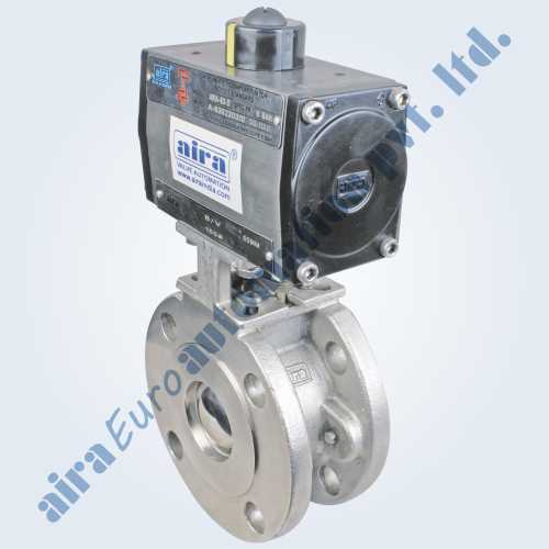 Casting Pneumatic Wafer Type Floating Ball Valve
