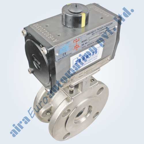 Casting Pneumatic Wafer Type Floating Ball Valve
