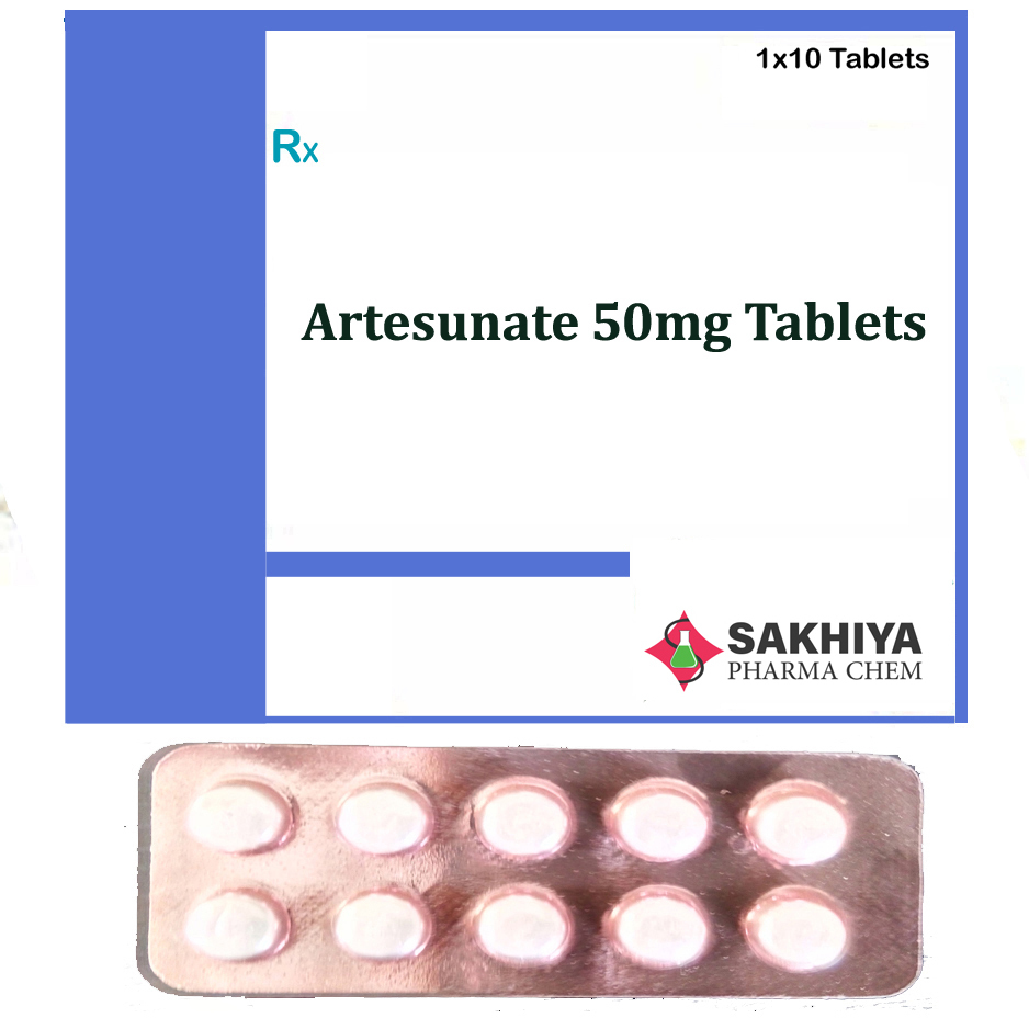 Artesunate Tablets - 50mg, Anti-malaria Formula, 2 Tablets/day Dosage, Room Temperature Storage, Suitable For All
