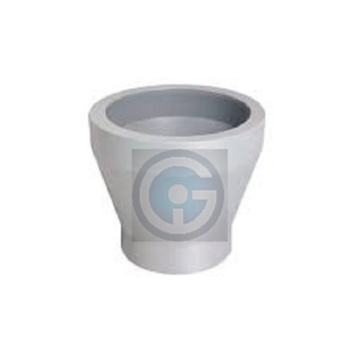 PP Reducer - 32MM to 315MM | PP Gray, Reducing Section Shape, Thickness as Per Size, Butt Fusion Connection, AISI Standard, Warranty Included