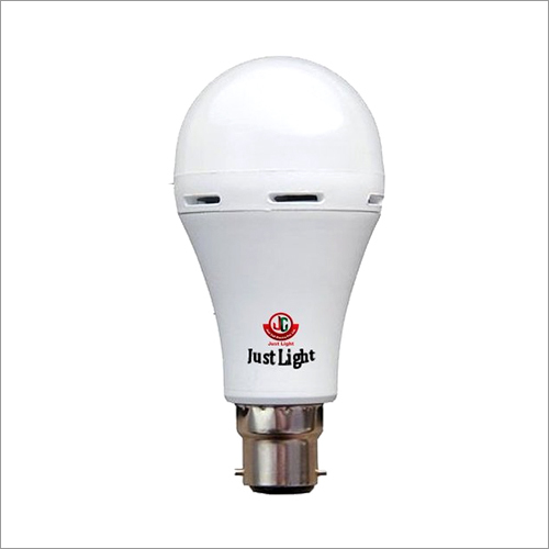 9W Rechargeable LED Bulb - 9 Watt Power, 220-240 Volt Input | Indoor Use, Cool Daylight Light Color, Electric Power Factor