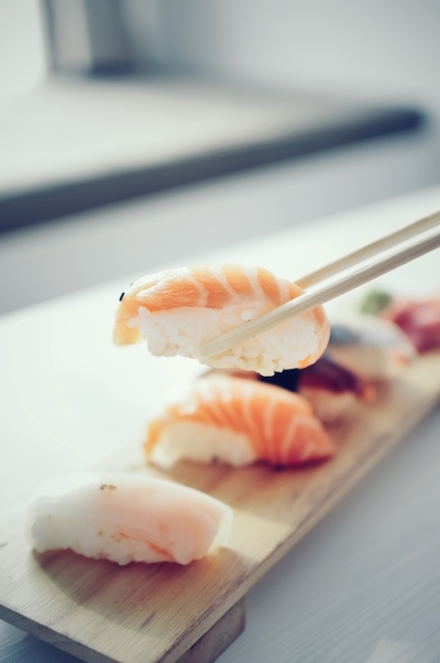 Natural Wooden Japanese Sushi & Sashimi Plate Cookware Kitchenware Professional Household Made In Japan