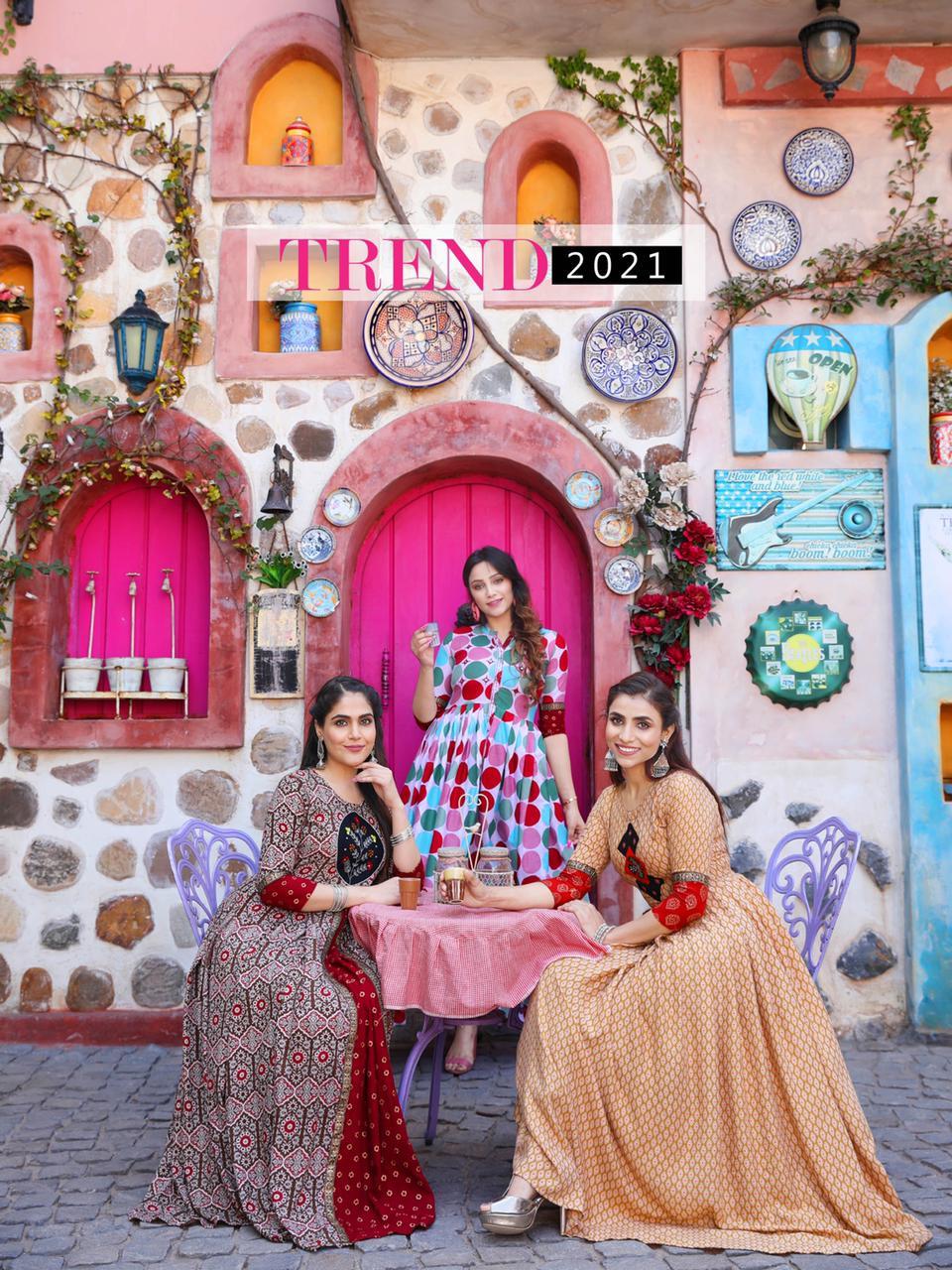 Fashion Bonanza Vol 1 Rayon Cotton Long Kurtis - Heavy Rayon & Cotton, Sizes S-4xl | 12 Printed Designs, 3-4th Sleeves, Ethnic Party Wear, Quick Dry, Washable