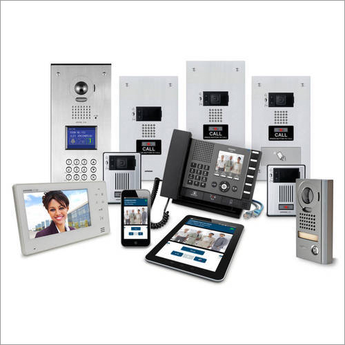 Audio Video Intercom System - Metal & Plastic Build, 1080p Resolution, Wi-Fi & Ethernet Connectivity, 12V DC Power Supply, Operating Temperature 0°C to 40°C, Built-in Speaker Output