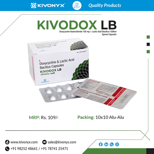 Doxycycline And Lactic Acid Bacillus Capsule General Medicines