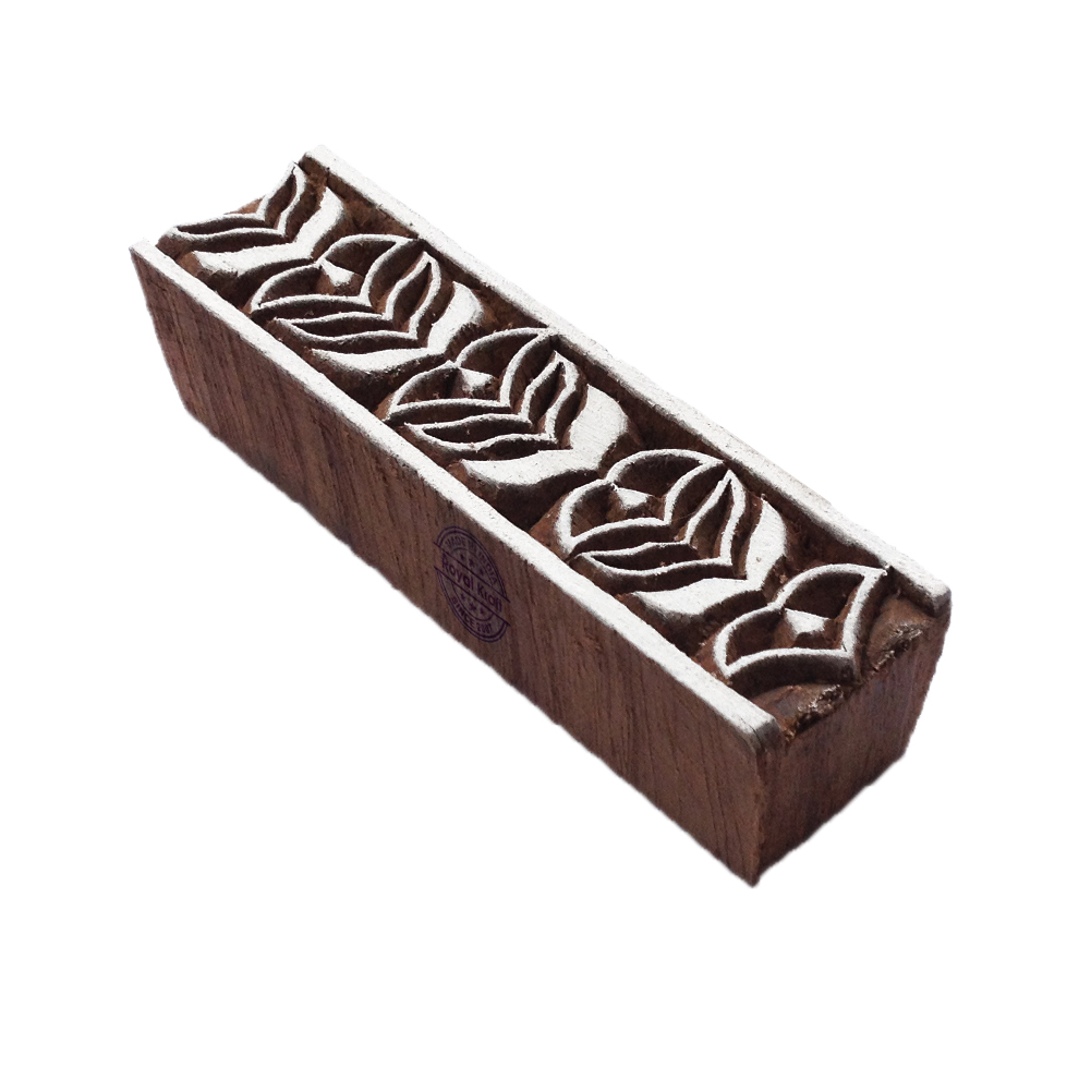 Paisley Border Wooden Block Printing Stamps Core Material: Wood