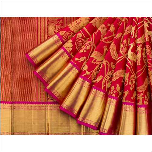 Spring Ladies Bridal Silk Saree