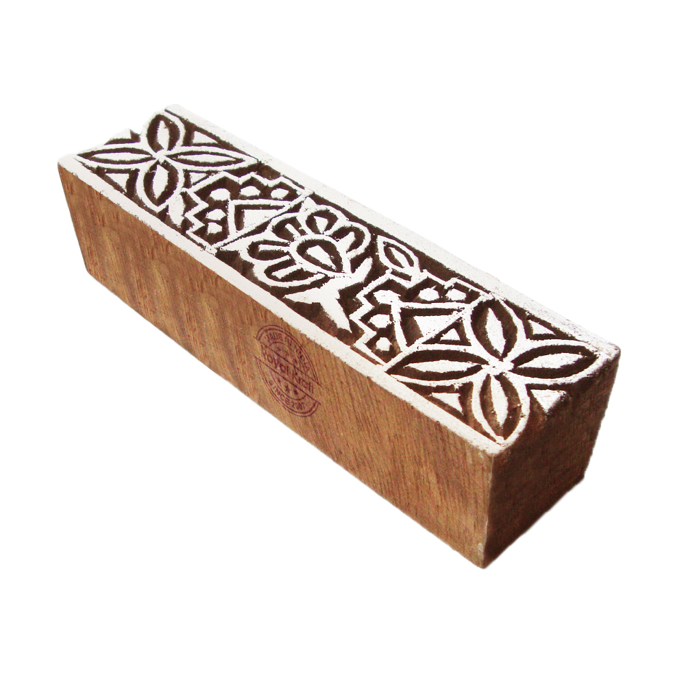 Border Wooden Block Printing Stamps Core Material: Wood