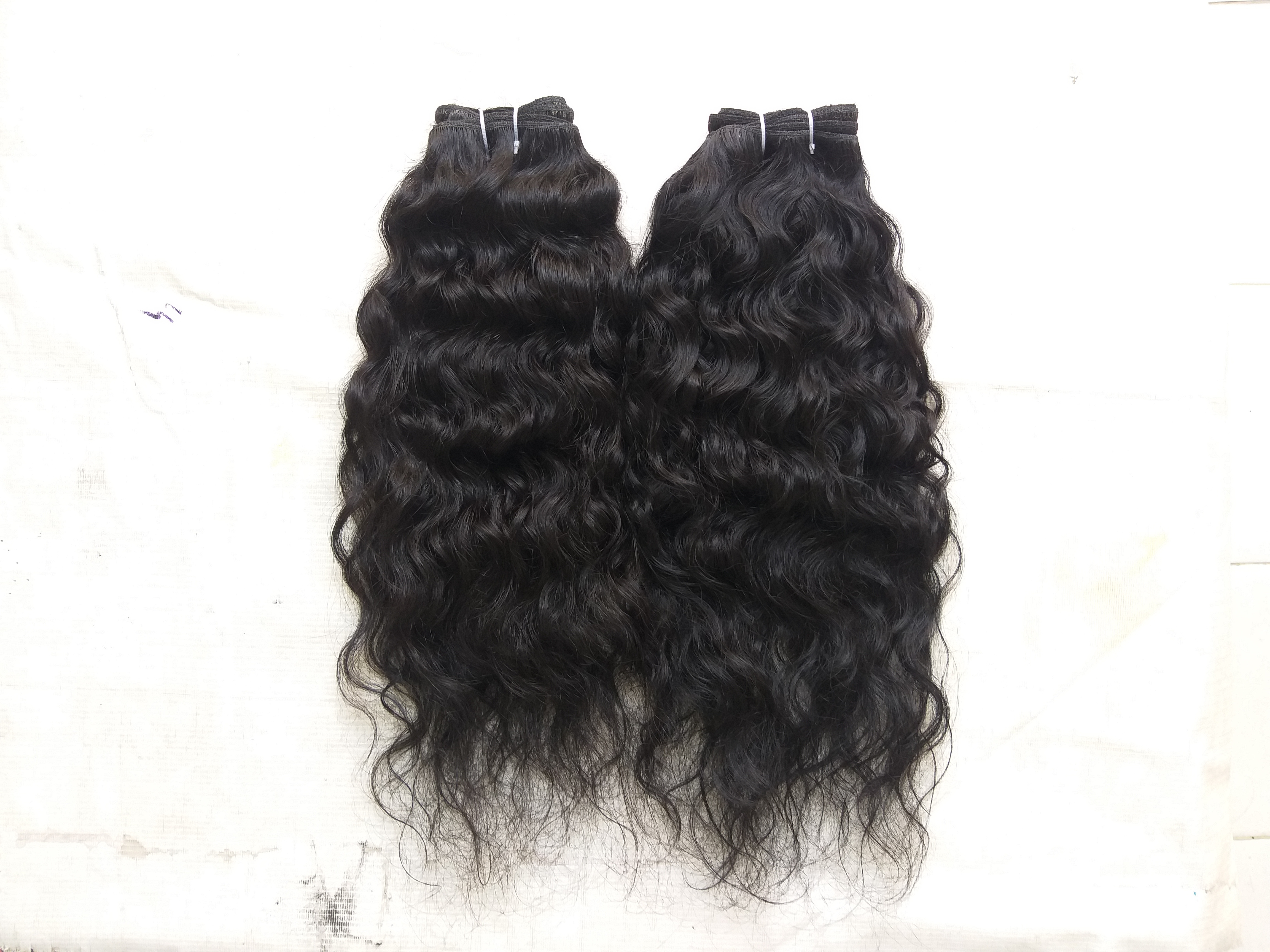 Weaving Unprocessed Natural Wavy Human Hair