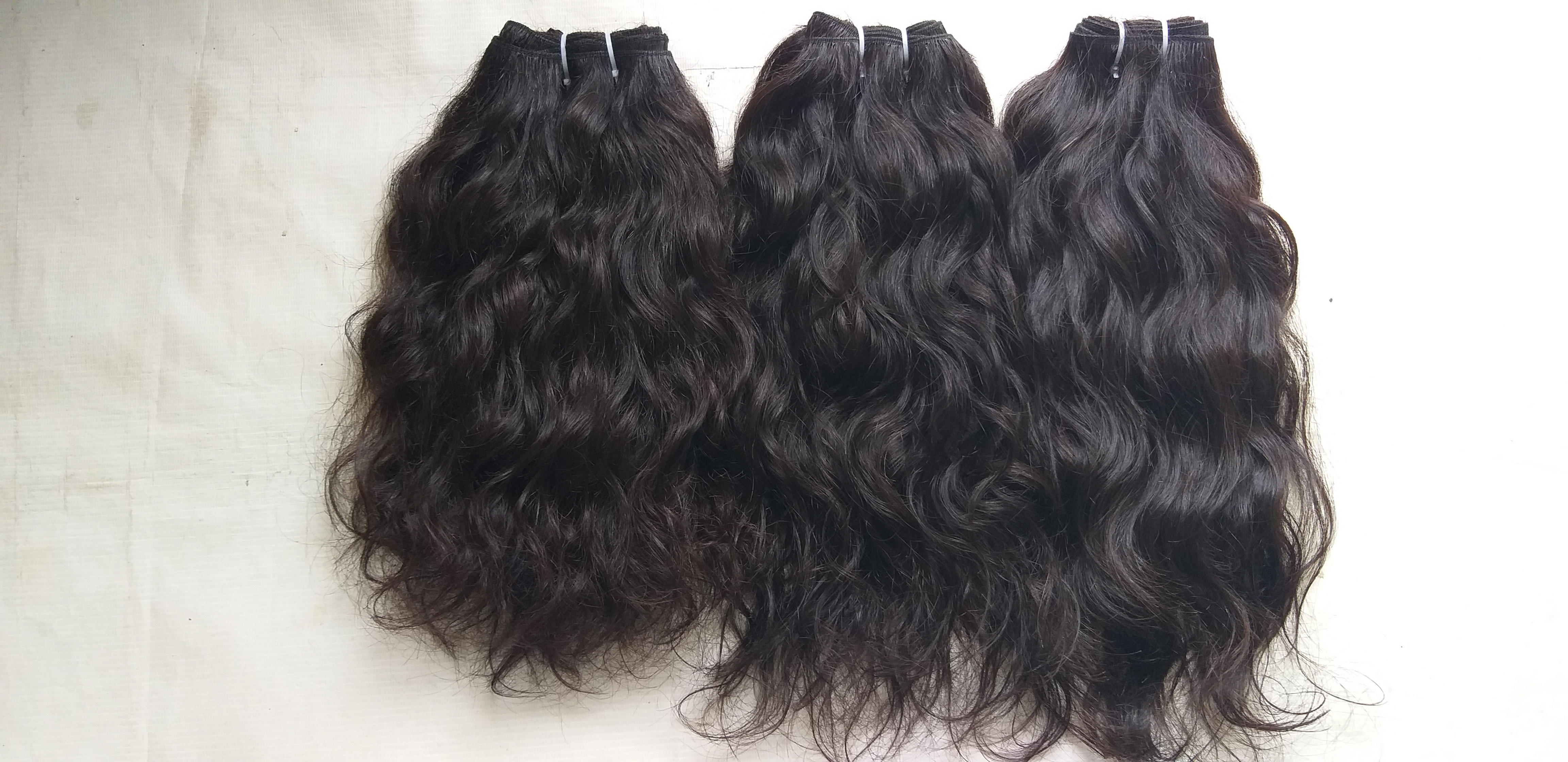 Weaving Unprocessed Natural Wavy Human Hair