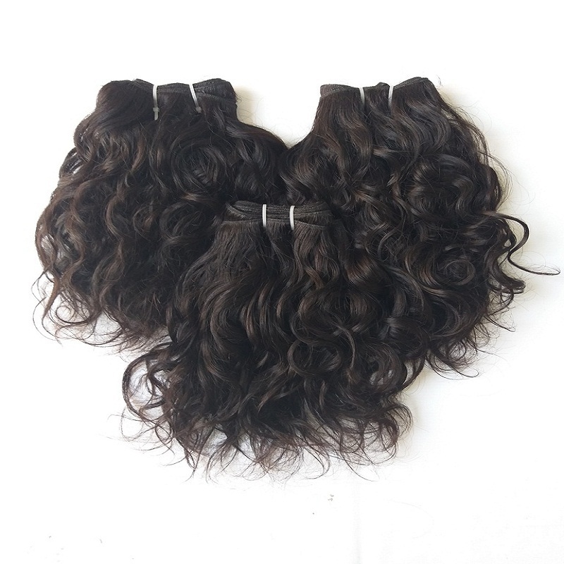 Weaving Unprocessed Natural Wavy Human Hair