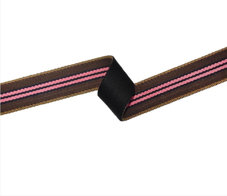 Patterned Polyester Webbing - Polyester Material, Multicolor, Embroidered Style | Lightweight, Tear-resistant, Semi-water Resistant