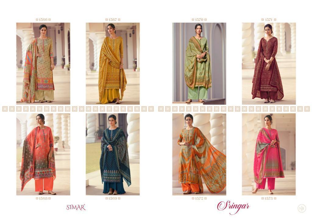 Multi Color Glossy Sringar Jam Satin Digital Print With Khatli Work Straight Salwar Suit Catalog