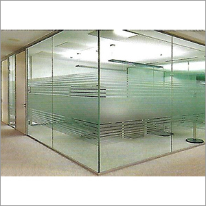 स्टील टफ़ेन ग्लास पार्टीशन