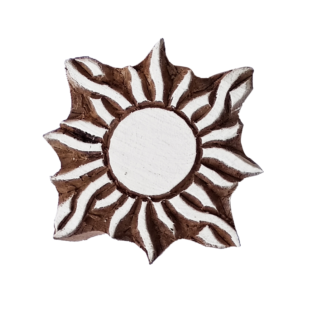 Star Wooden Block Printing Stamps Core Material: Wood