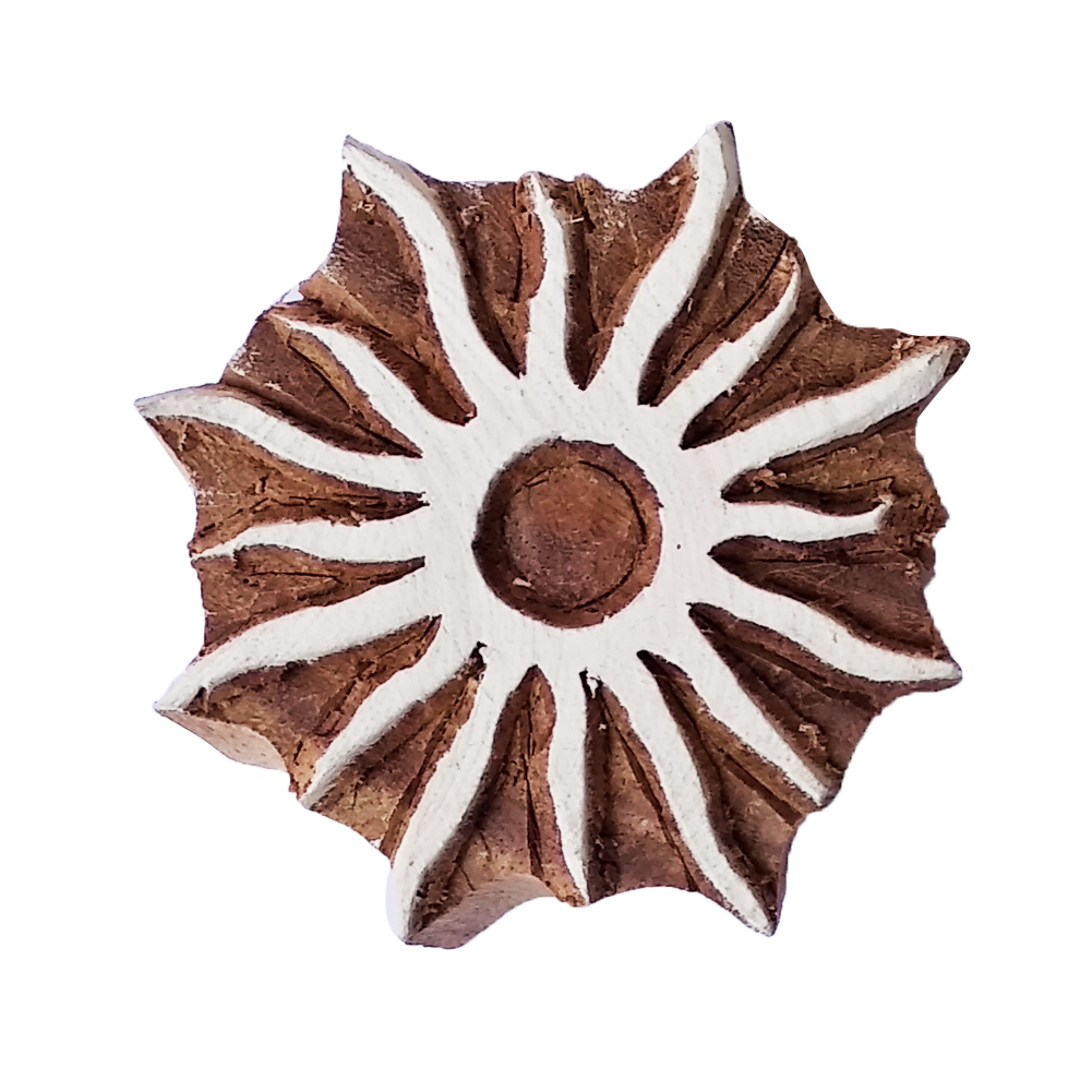 Star Wooden Block Printing Stamps Core Material: Wood