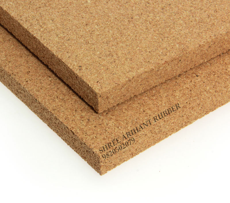 Rubberised Cork Sheets - Wood Flooring, Brown | Anti-slip, Easy To Install, Environmentally-friendly, Low Noise Emission