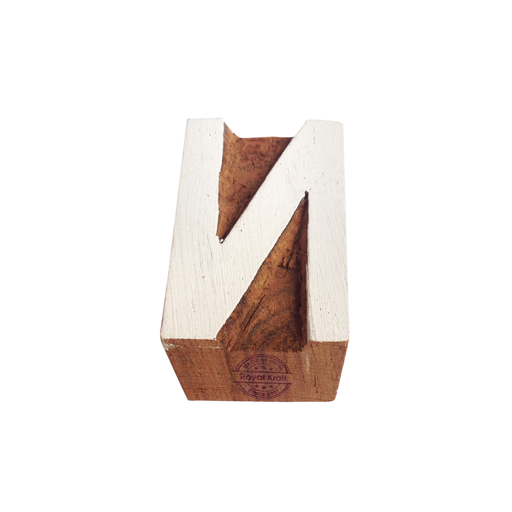 Educational Wooden Block Printing Stamps - 2 Inches Wooden Material | Versatile Stamping For Fabric Paper Clay Pottery And Drawer Knobs