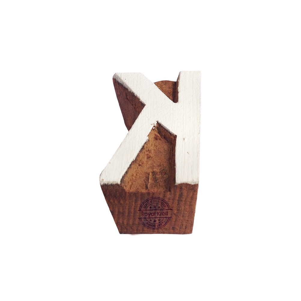 Educational Wooden Block Printing Stamps - 2 Inches Wooden Material | Versatile Stamping For Fabric Paper Clay Pottery And Drawer Knobs