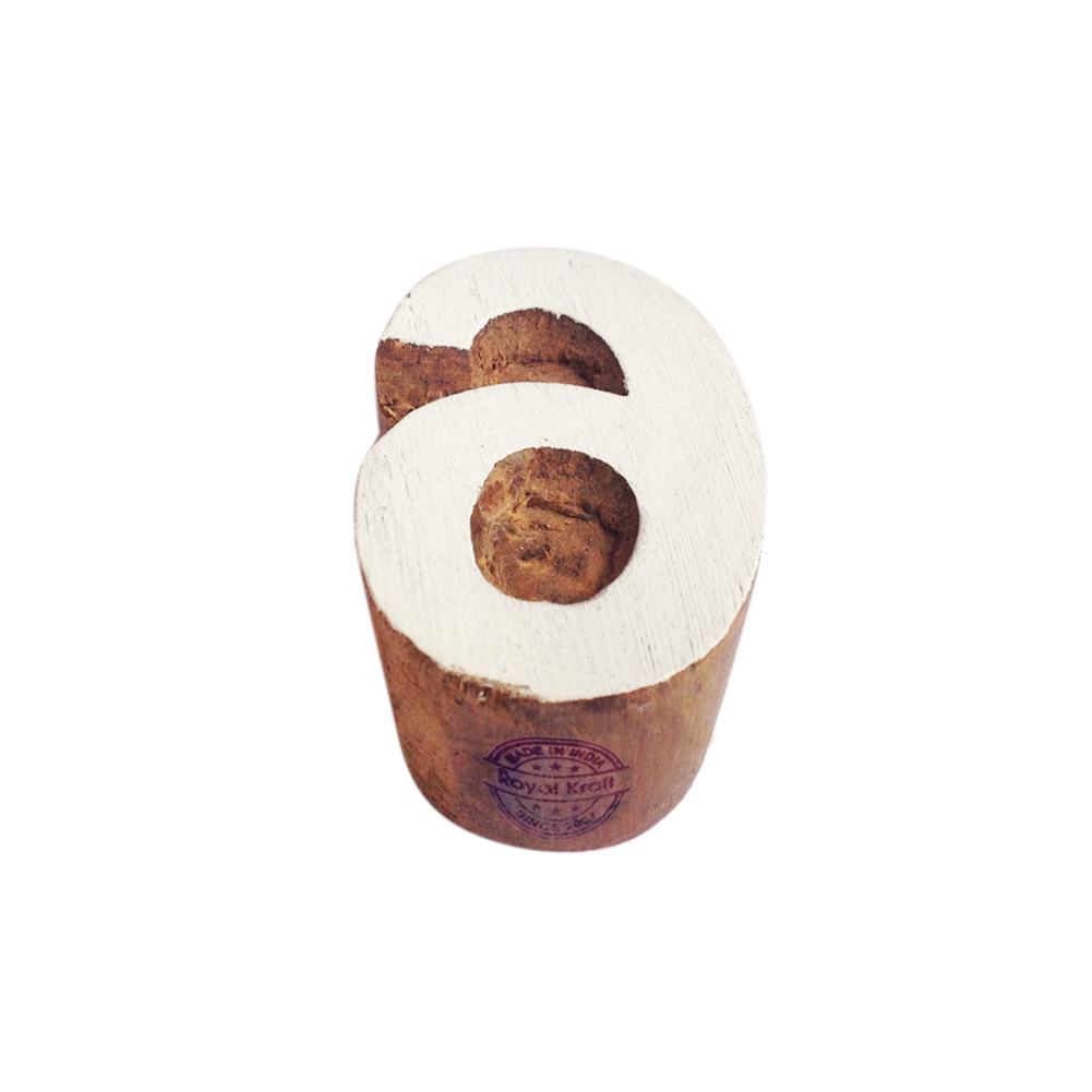 Educational Wooden Block Printing Stamps - 2 Inches, Wooden Material, 20 Grams, 0.9 Inch Height | Multi-purpose Use For Fabric, Paper, Clay, And Drawer Knobs