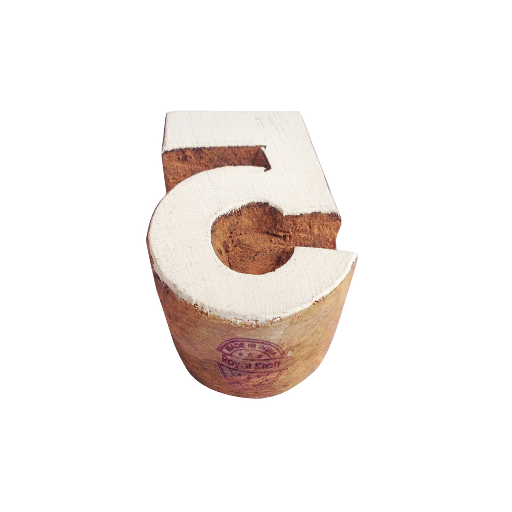 Educational Wooden Block Printing Stamps - 2 Inches, Wooden Material, 20 Grams, 0.9 Inch Height | Multi-purpose Use For Fabric, Paper, Clay, And Drawer Knobs