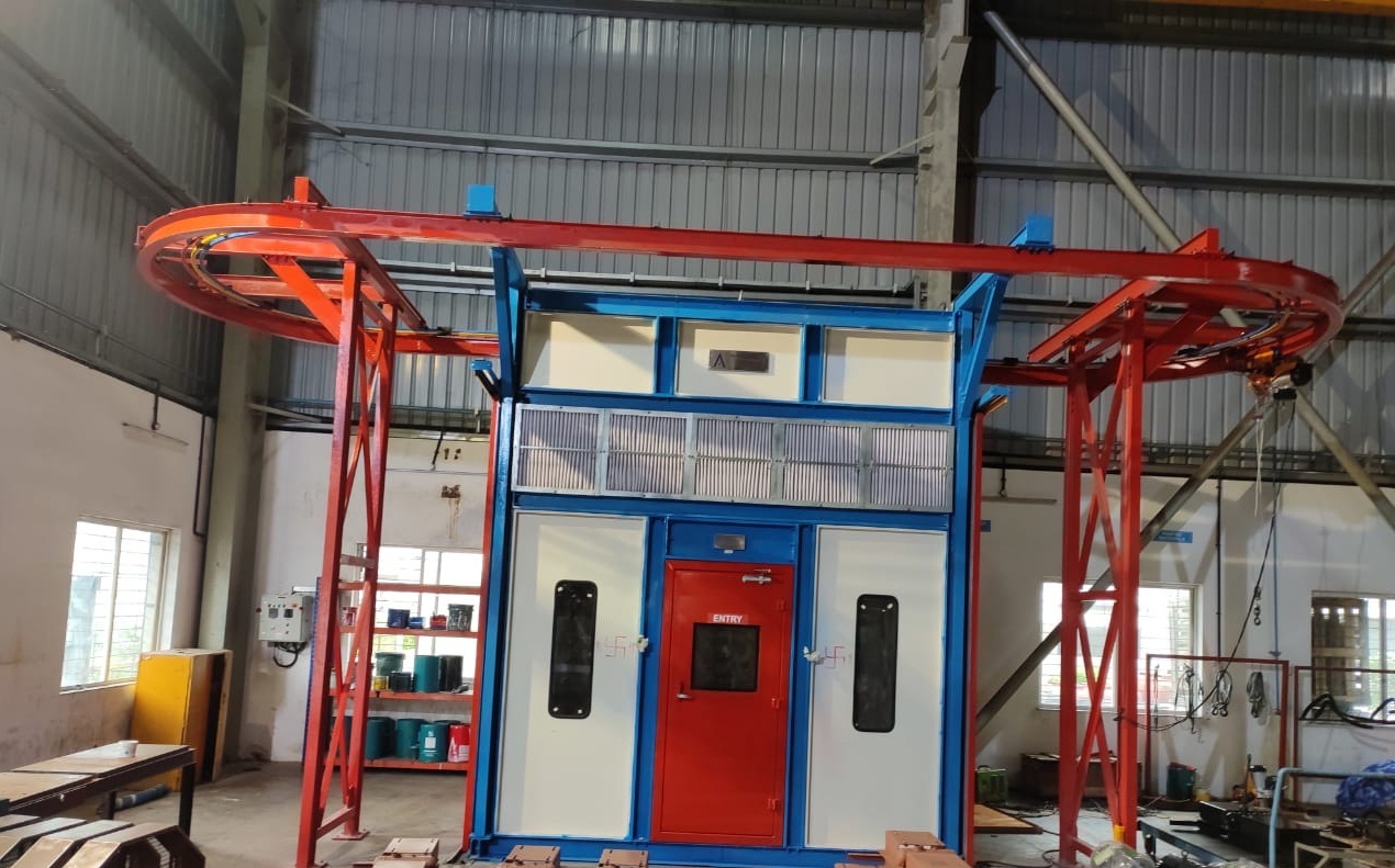 Customize Semi Automatic Liquid Paint Booth