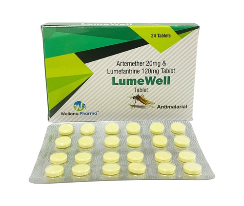 Artemether And Lumefantrine Tablets - 80mg/480mg, Anti-Malaria Treatment for Adults and Children, Store in Cool and Dry Place